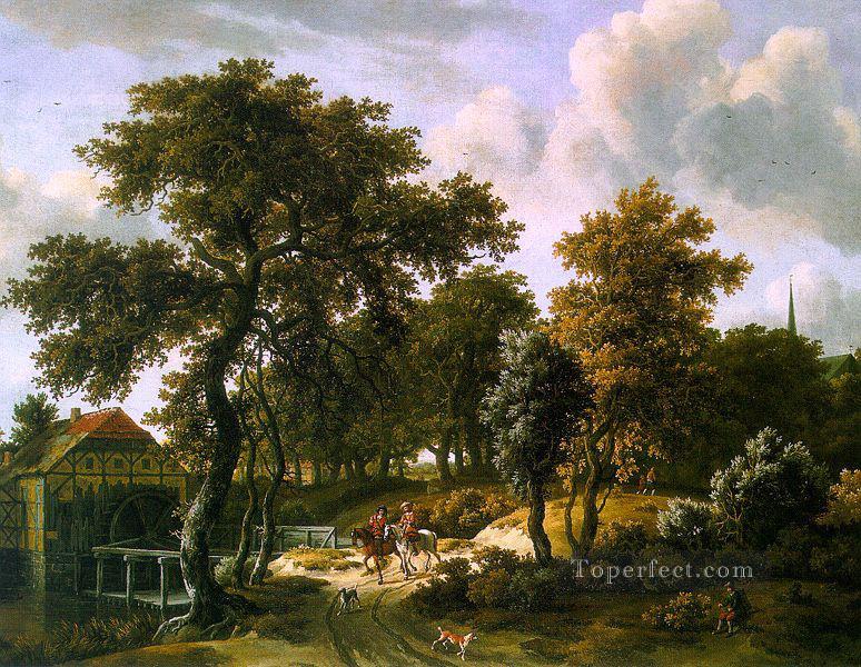 The Travelers Meindert Hobbema Oil Paintings